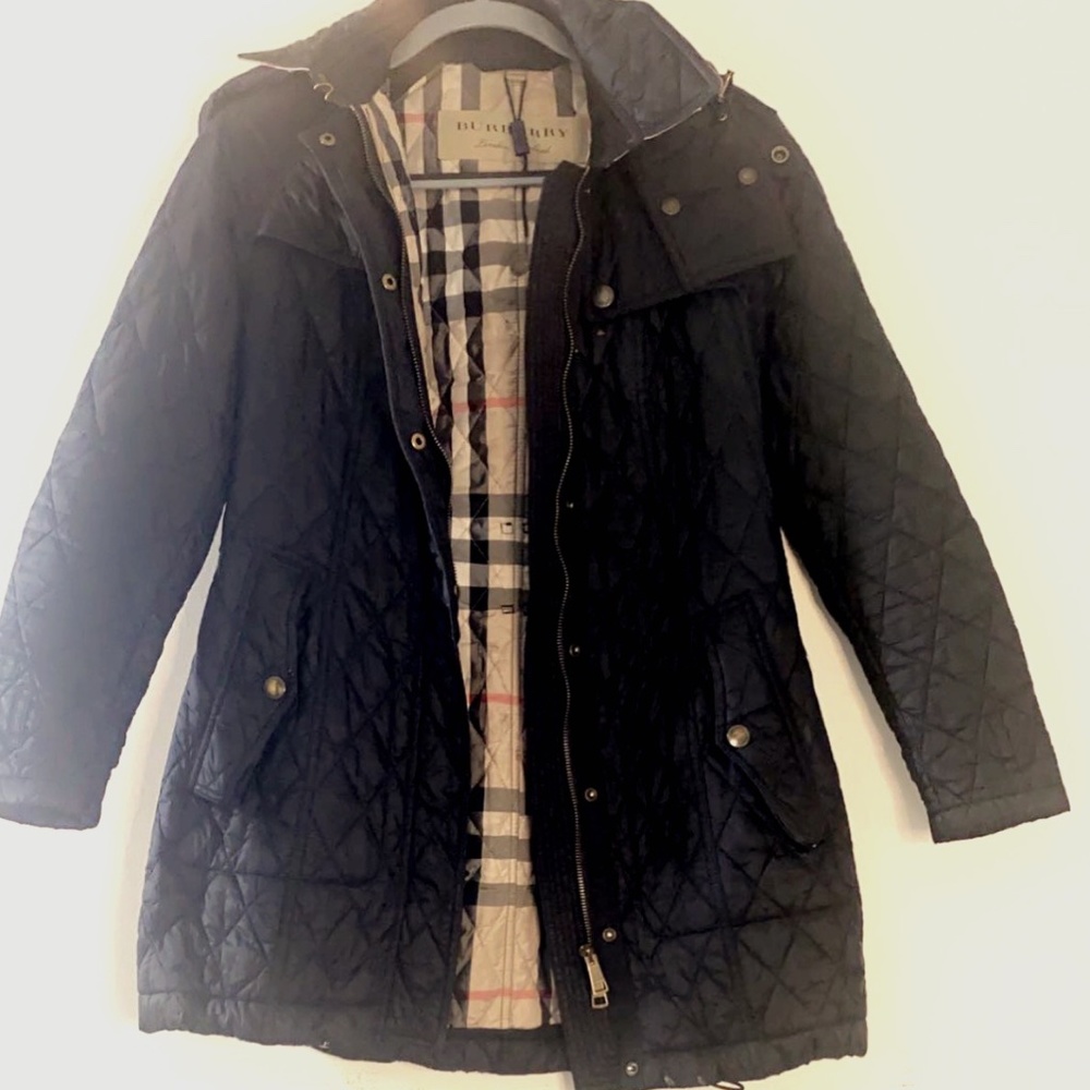 Burberry Black Quilted Jacket